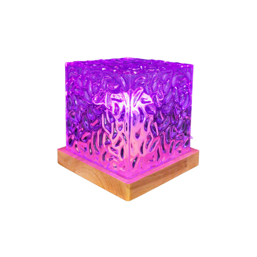 Lámpara Luz Led RGB Cubo Aurora Boreal Dinámica Usb