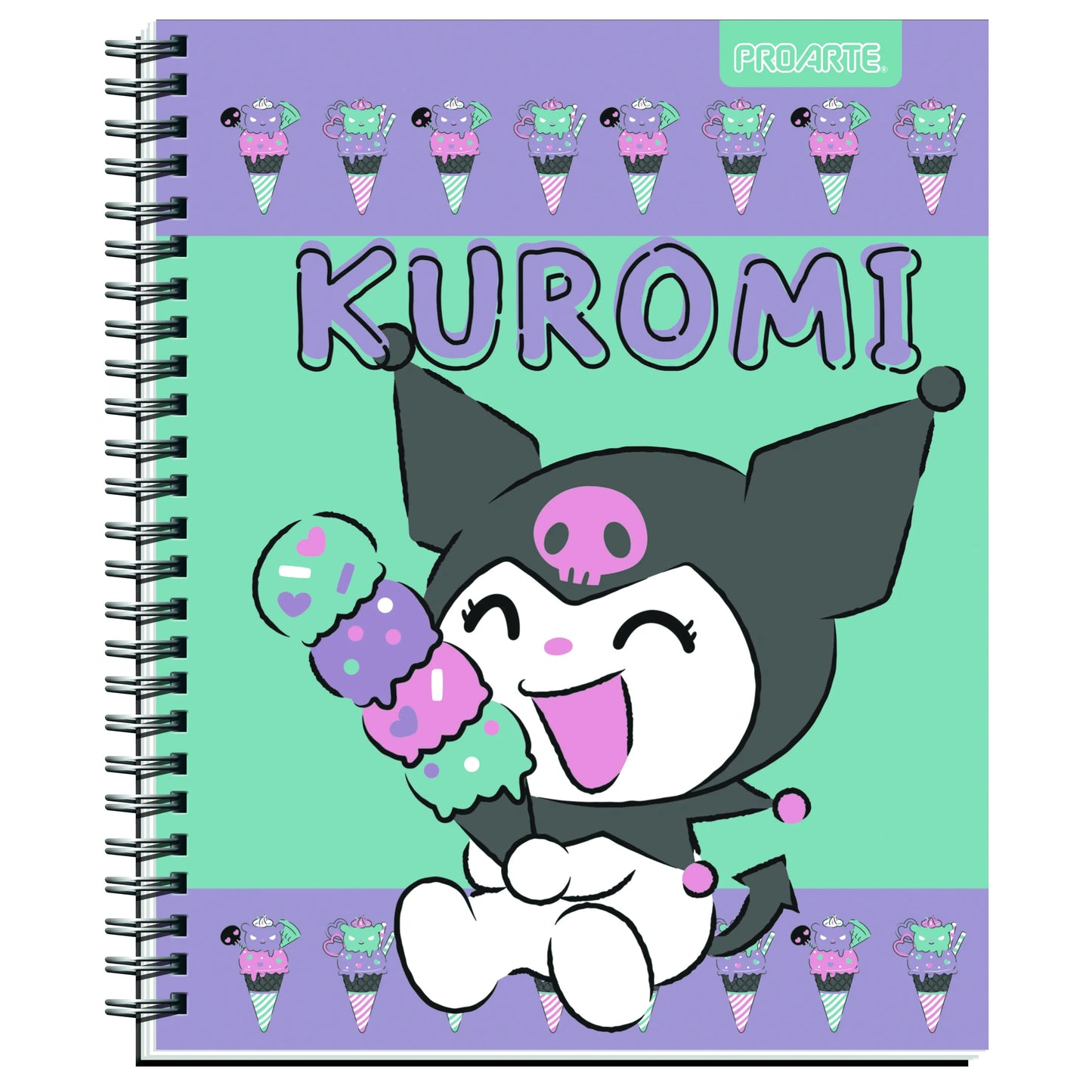 Cuadernos Universitarios Kuromi Pack 10 Unidades 100 hojas