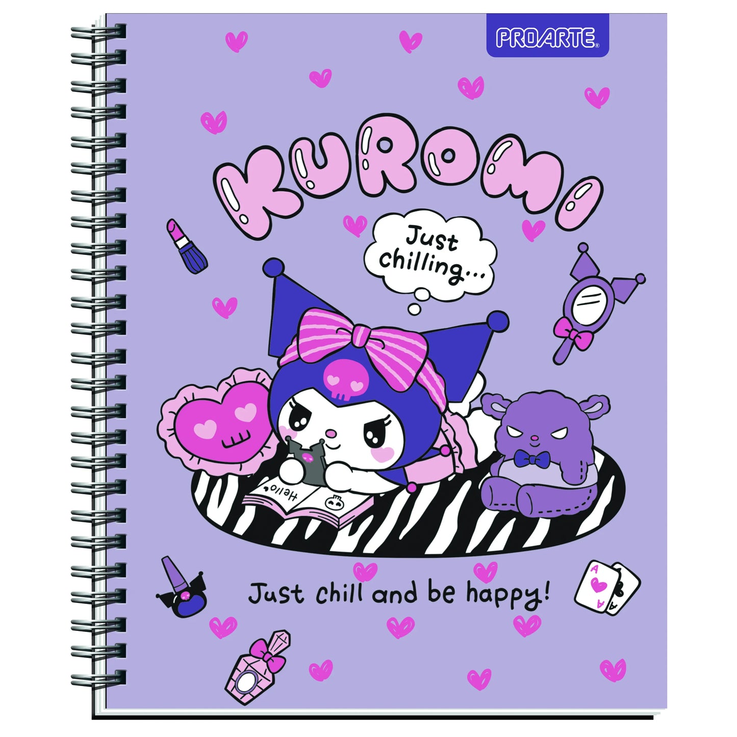Cuadernos Universitarios Kuromi Pack 10 Unidades 100 hojas
