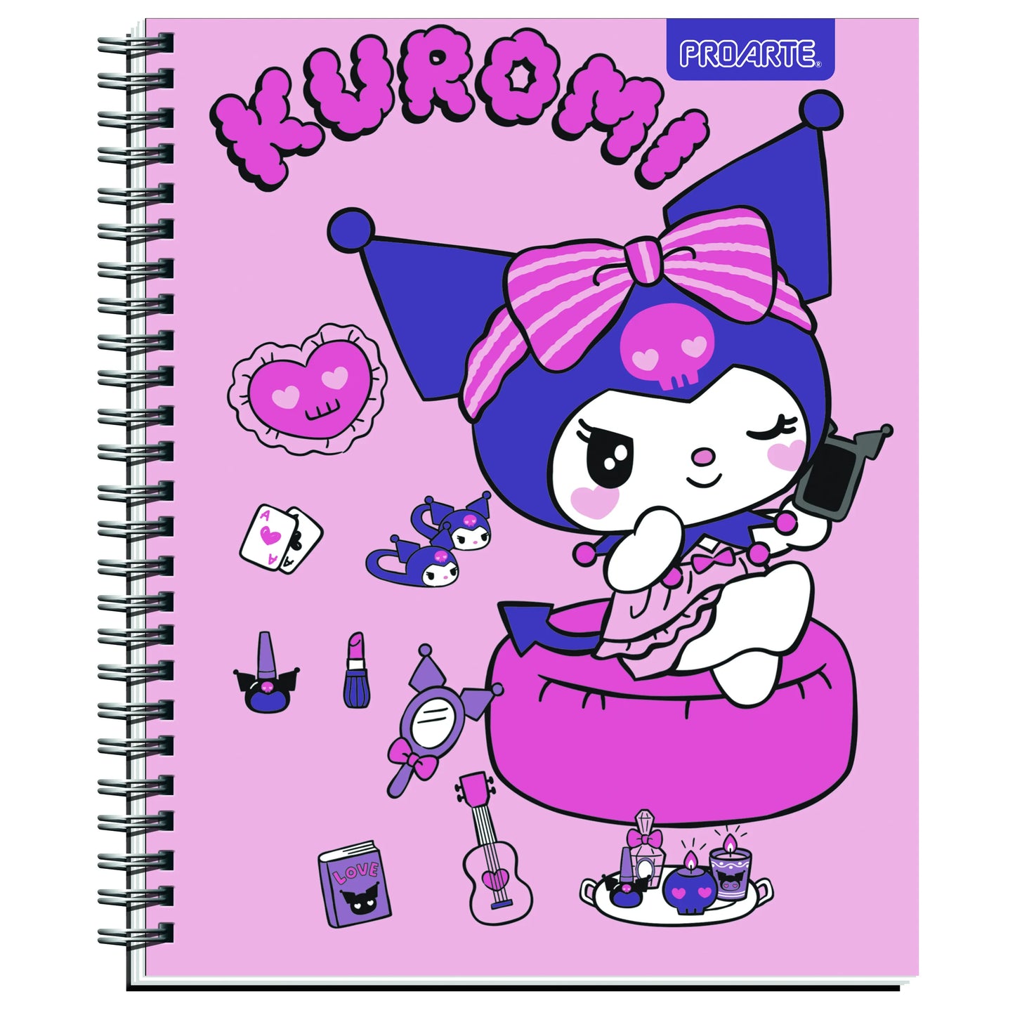 Cuadernos Universitarios Kuromi Pack 10 Unidades 100 hojas