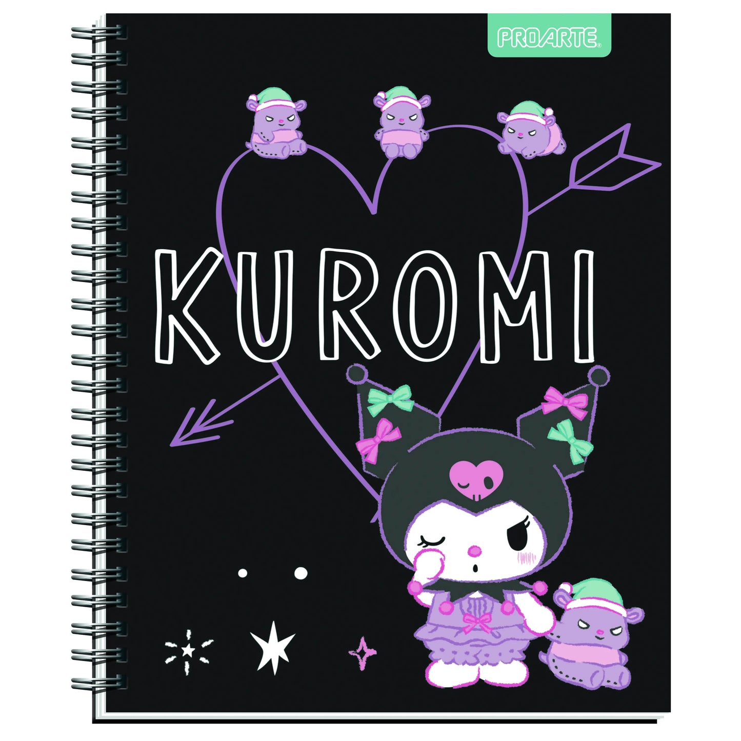 Cuadernos Universitarios Kuromi Pack 10 Unidades 100 hojas