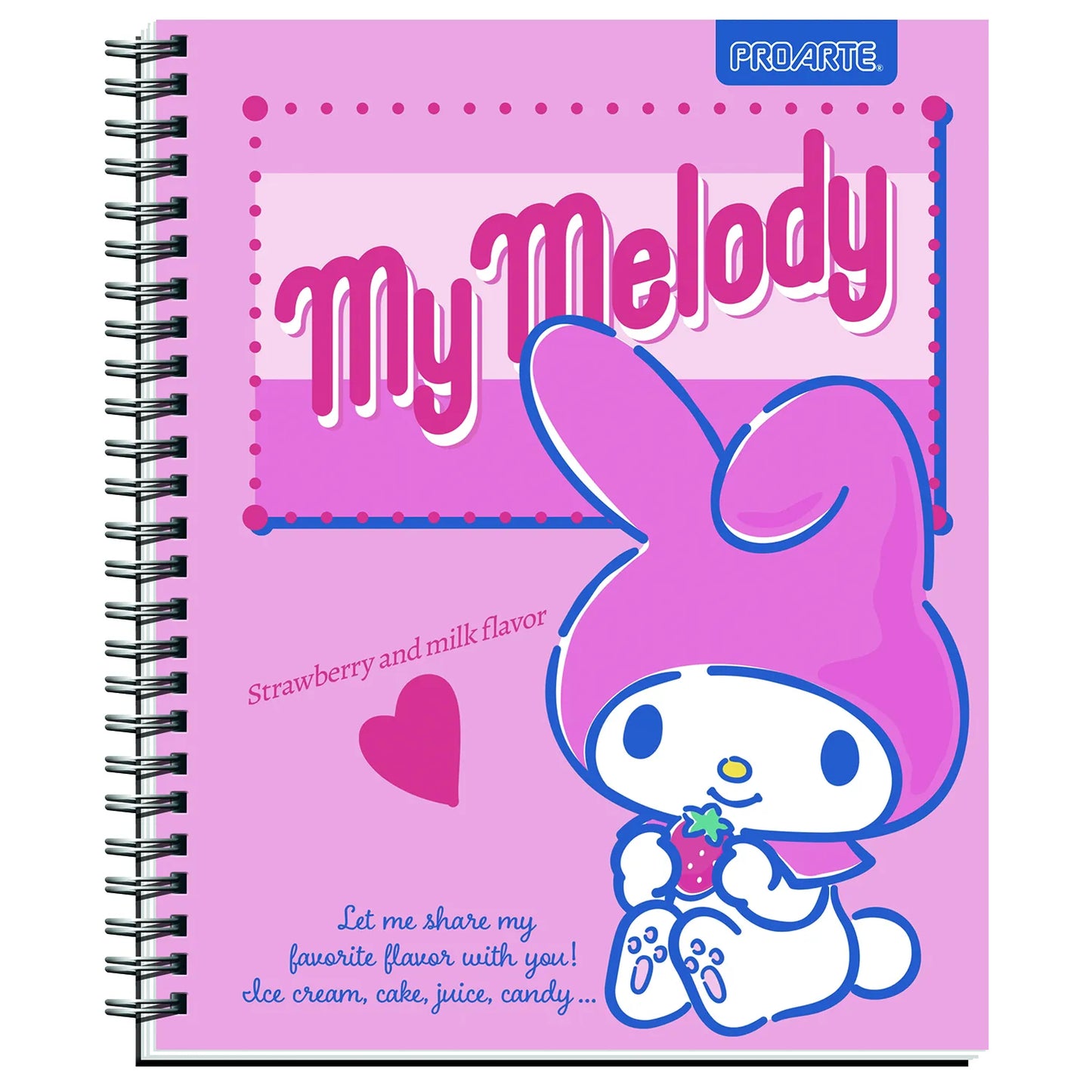 Cuadernos Universitarios My Melody Pack 10 Unidades 100 hojas