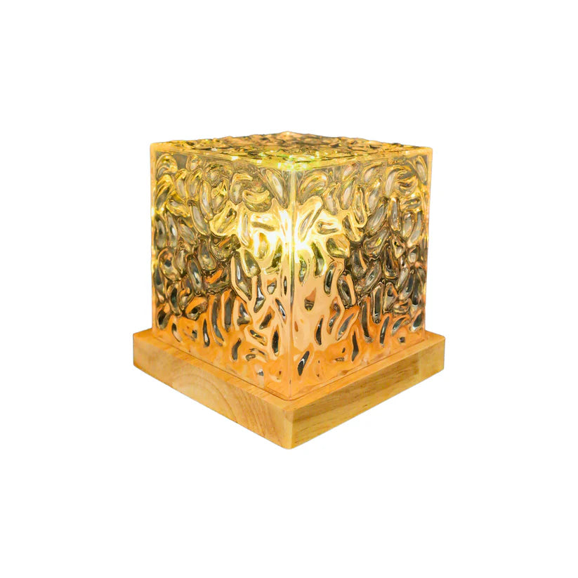 Lámpara Luz Led RGB Cubo Aurora Boreal Dinámica Usb