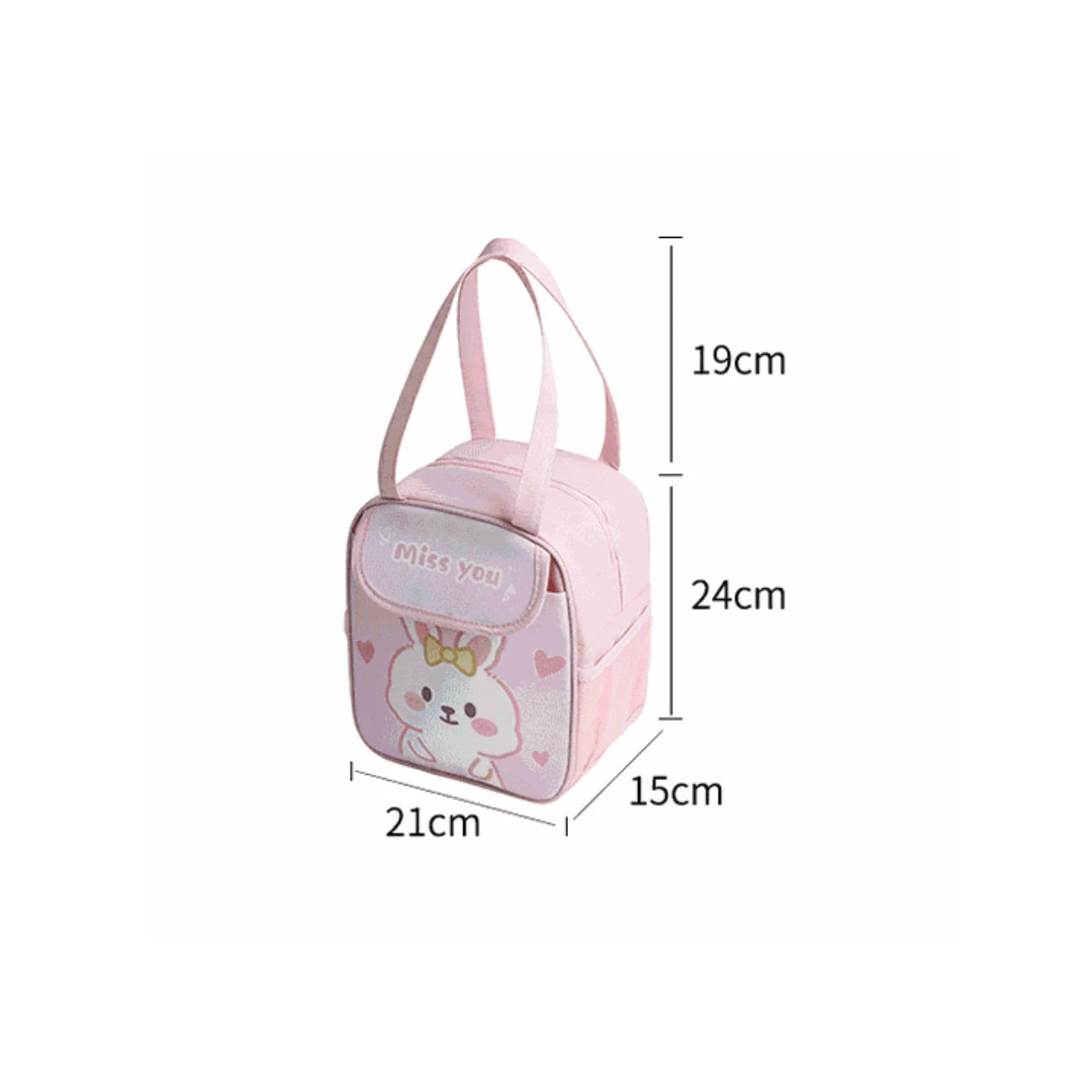 Bolso Lonchera Térmico Escolar Animales Cute Kawaii