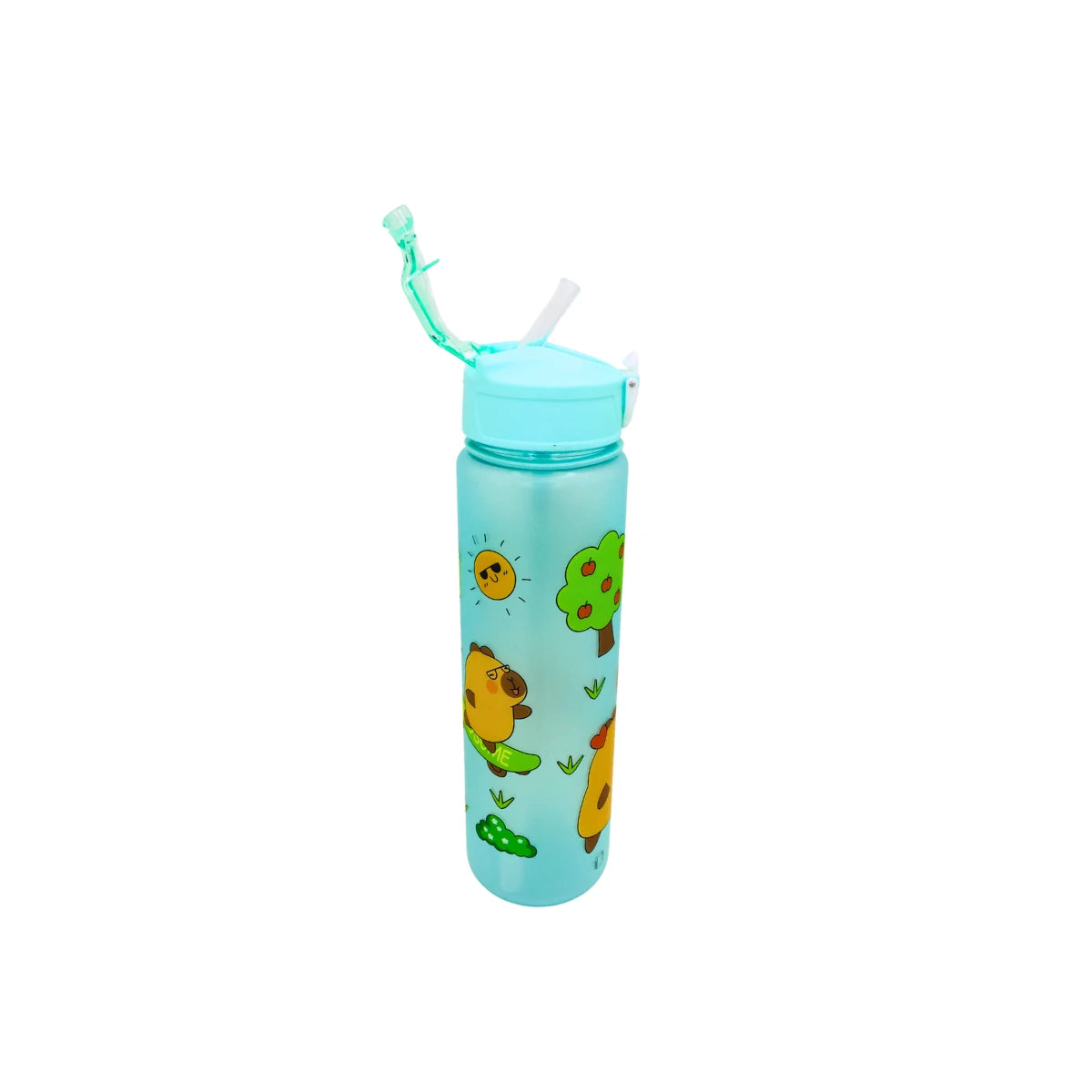 Botella Portatil De Agua Capybara Kawaii 800ml Cute Capibara