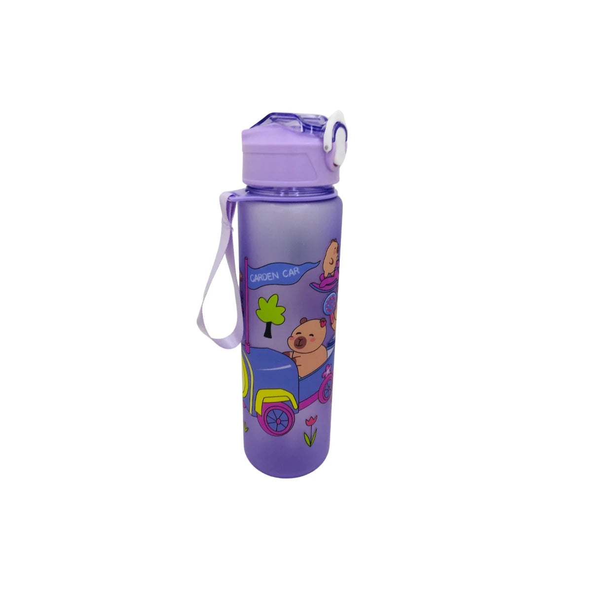 Botella Portatil De Agua Capybara Kawaii 800ml Cute Capibara