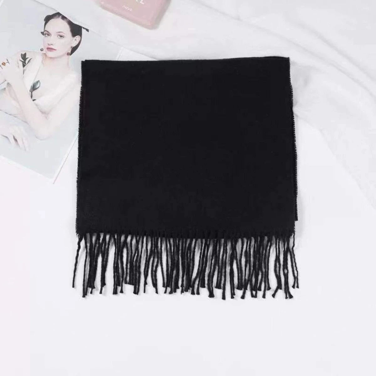 Maxi Bufanda Calentitas Invierno Unisex Colores 180cm X 35cm