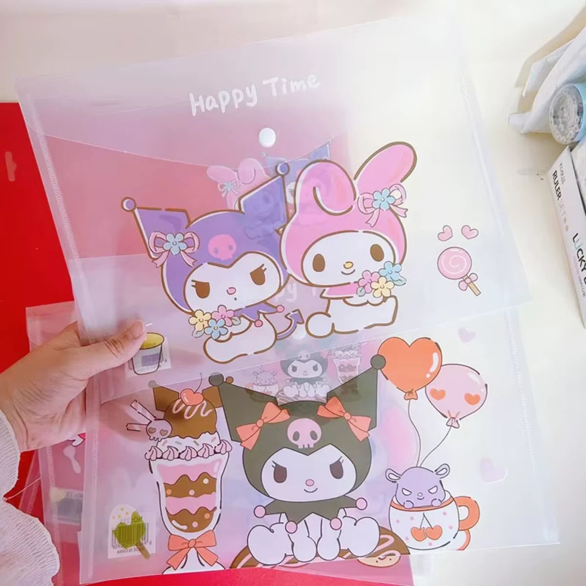Carpeta Organizador Sanrio Kawaii Kuromi My Melody Cinnamoroll