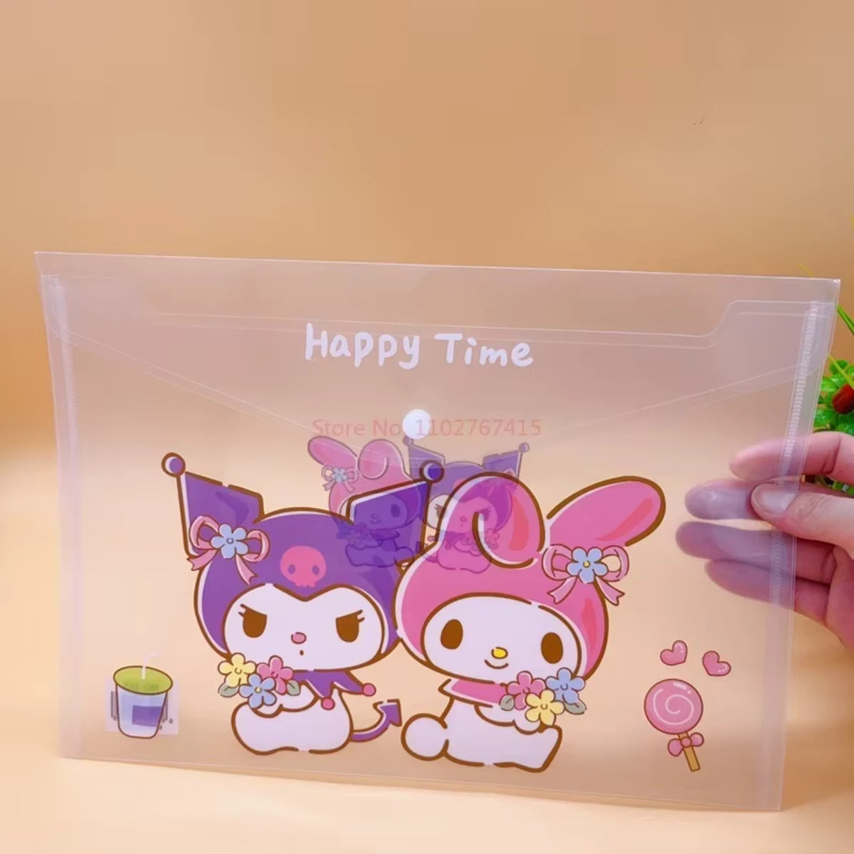 Carpeta Organizador Sanrio Kawaii Kuromi My Melody Cinnamoroll