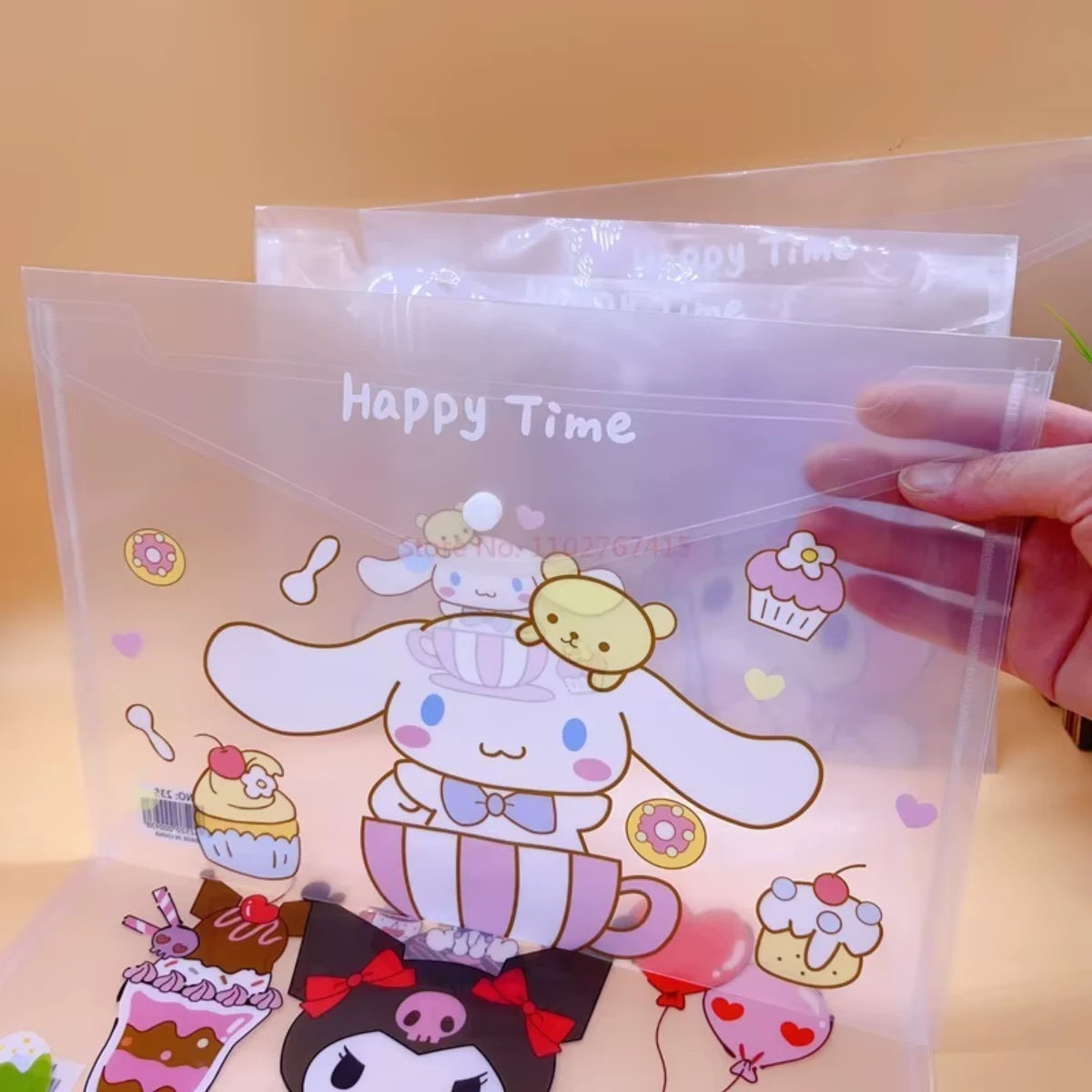 Carpeta Organizador Sanrio Kawaii Kuromi My Melody Cinnamoroll