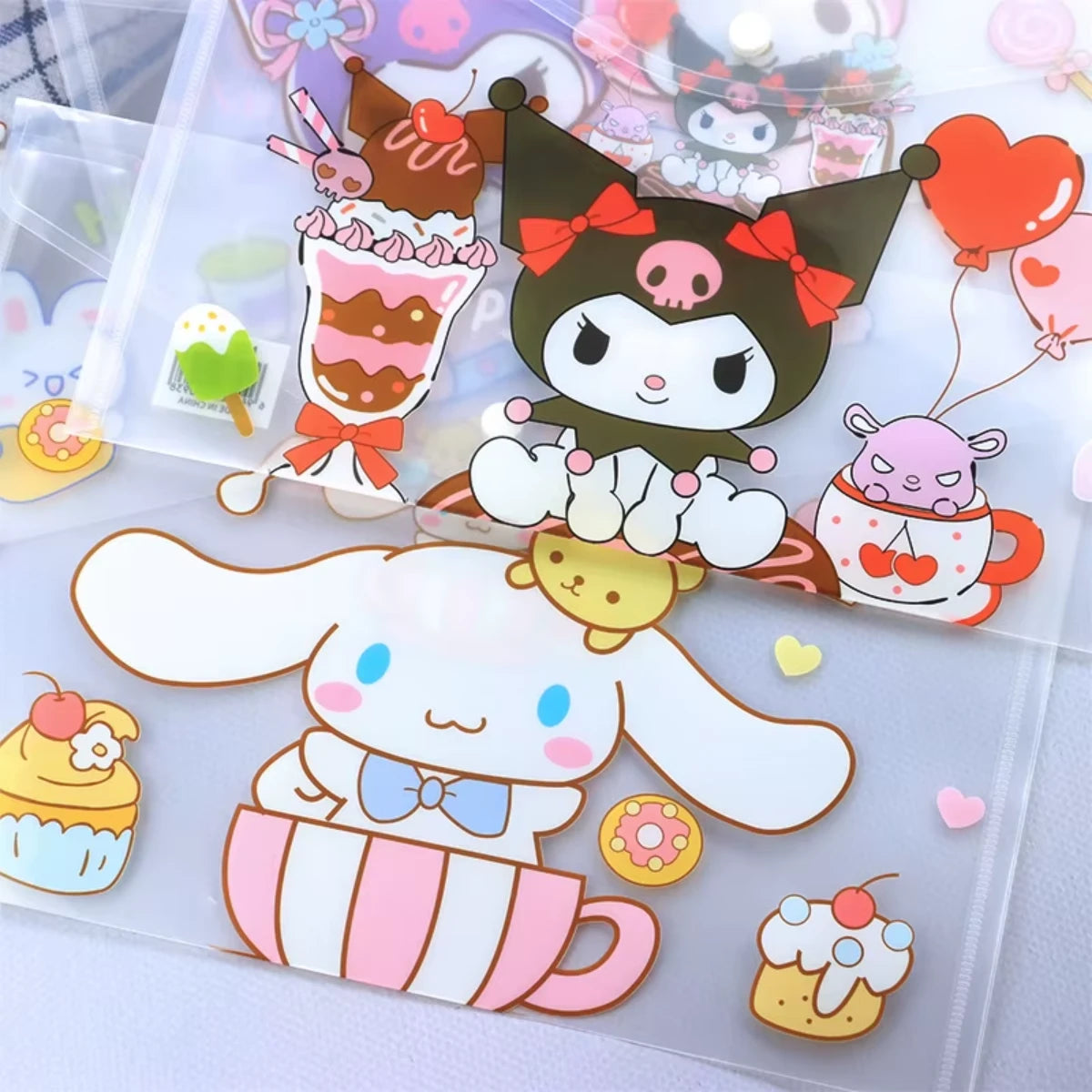 Carpeta Organizador Sanrio Kawaii Kuromi My Melody Cinnamoroll