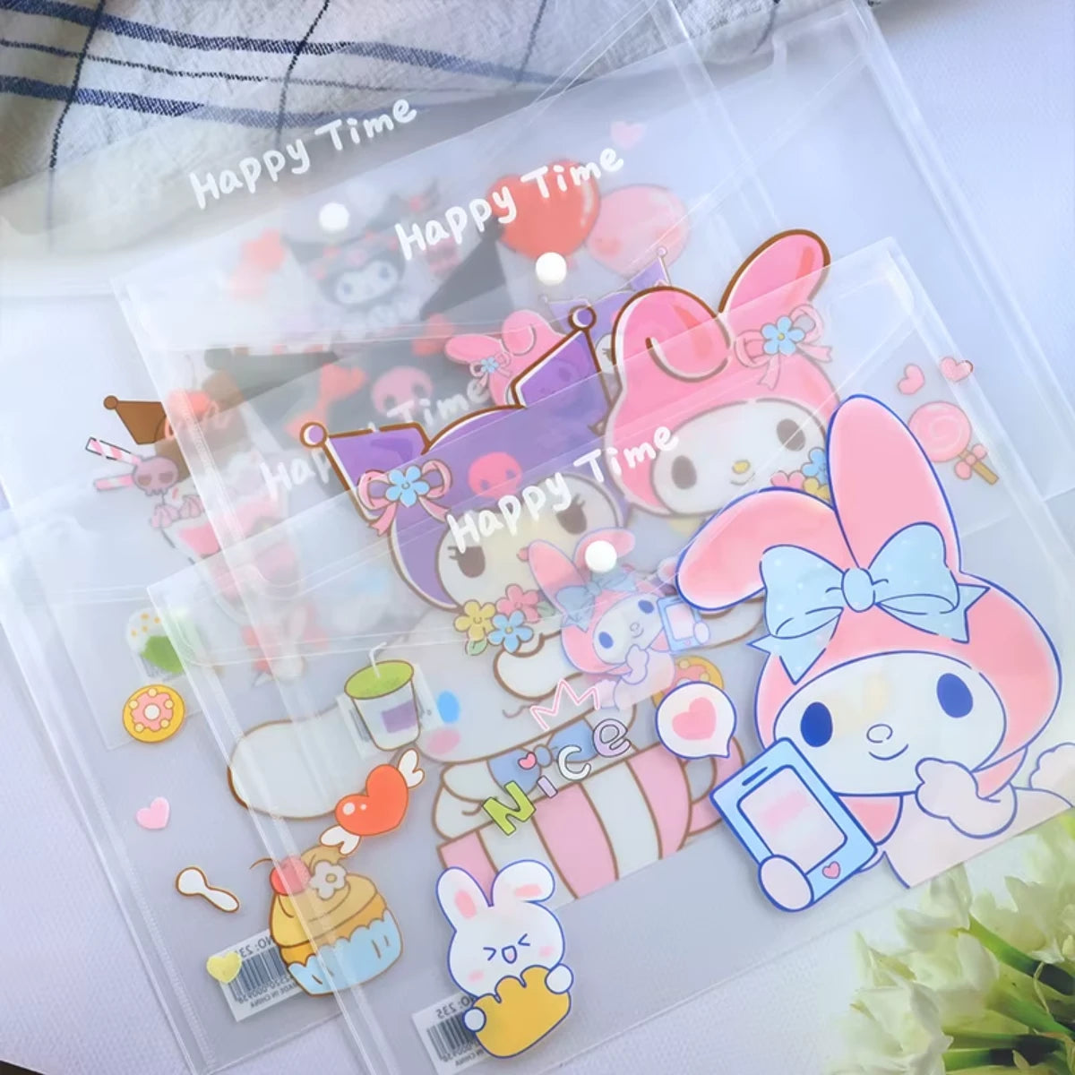 Carpeta Organizador Sanrio Kawaii Kuromi My Melody Cinnamoroll