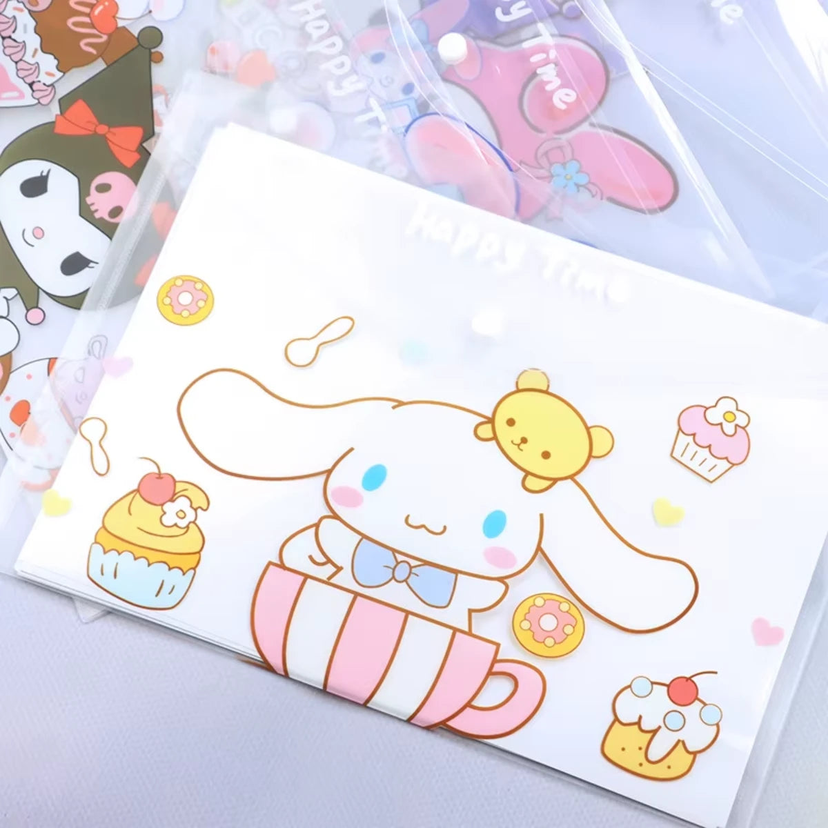 Carpeta Organizador Sanrio Kawaii Kuromi My Melody Cinnamoroll