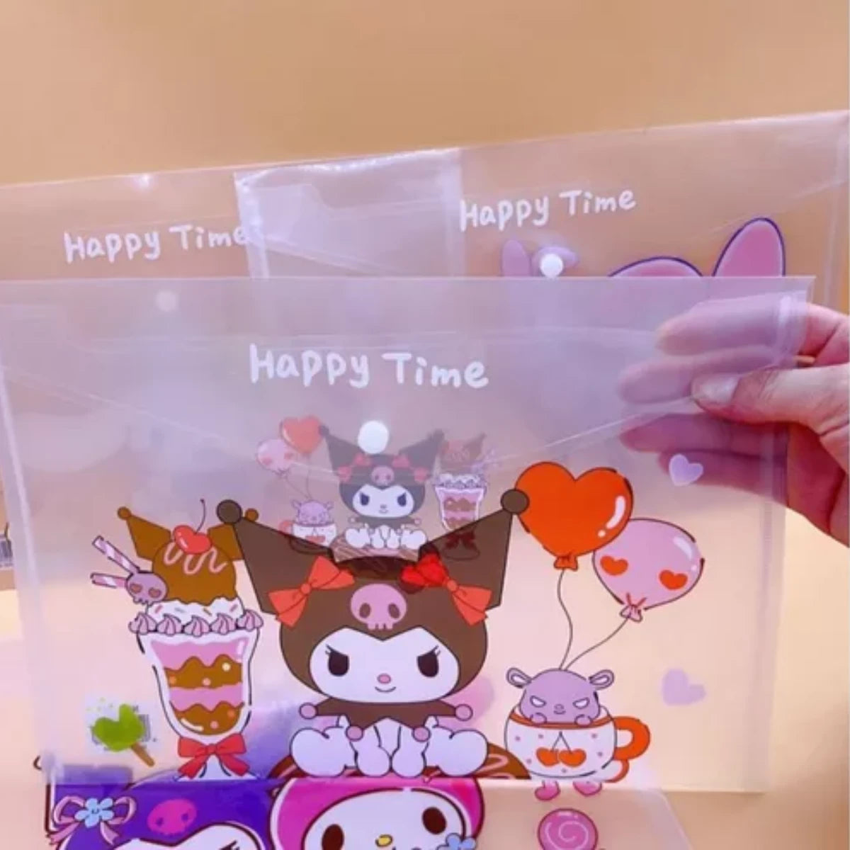 Carpeta Organizador Sanrio Kawaii Kuromi My Melody Cinnamoroll