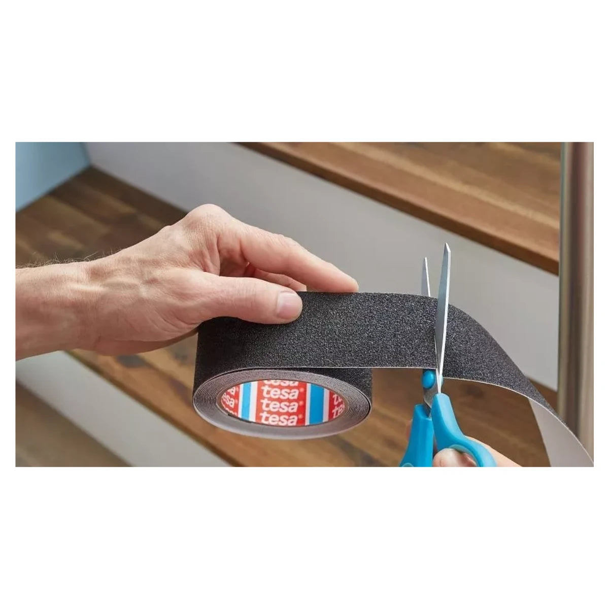 Cinta Antideslizante 5m X 50 Mm Pisos Escaleras Negra