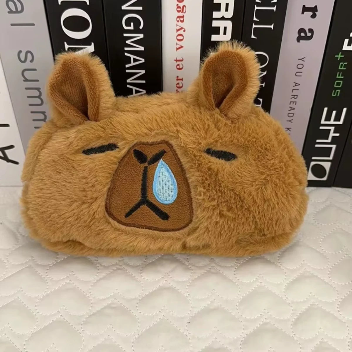 Estuche Capibara Felpa Almacenamiento Lápices Kawaii Regalo