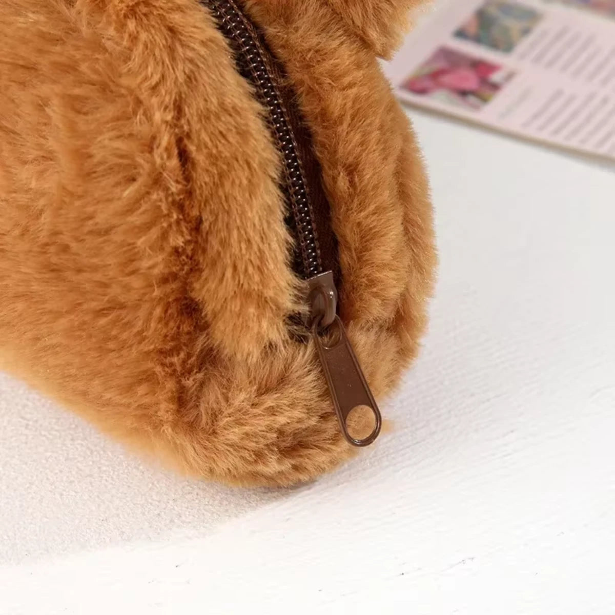 Estuche Capibara Felpa Almacenamiento Lápices Kawaii Regalo
