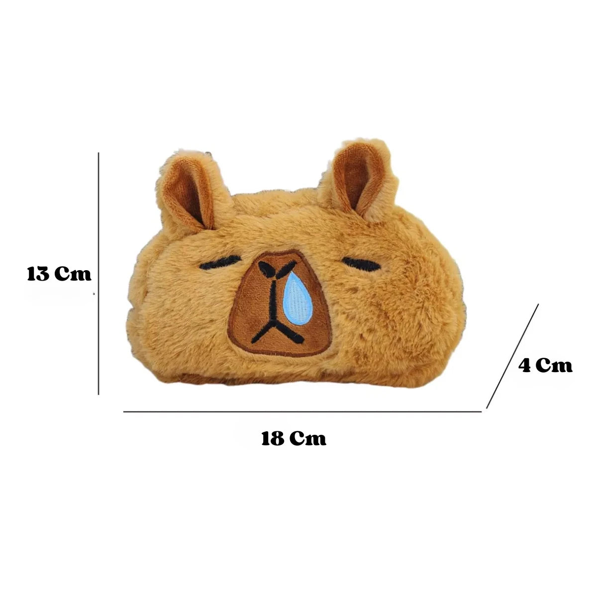 Estuche Capibara Felpa Almacenamiento Lápices Kawaii Regalo