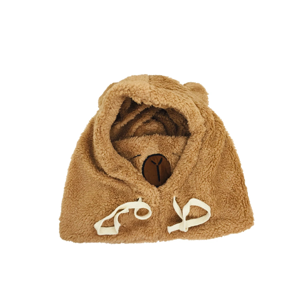Gorro Con Cuello Tapabocas Pasamontaña Capibara Frío Niños