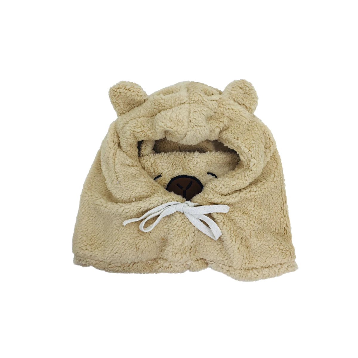 Gorro Con Cuello Tapabocas Pasamontaña Capibara Frío Niños
