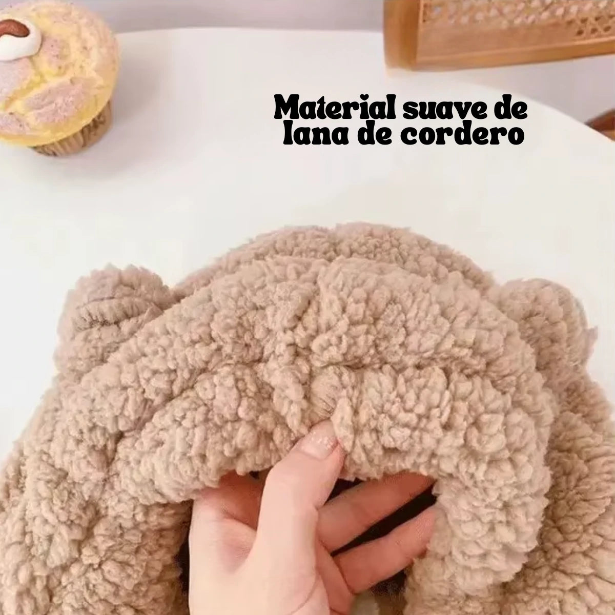 Gorro Con Cuello Tapabocas Pasamontaña Capibara Frío Niños