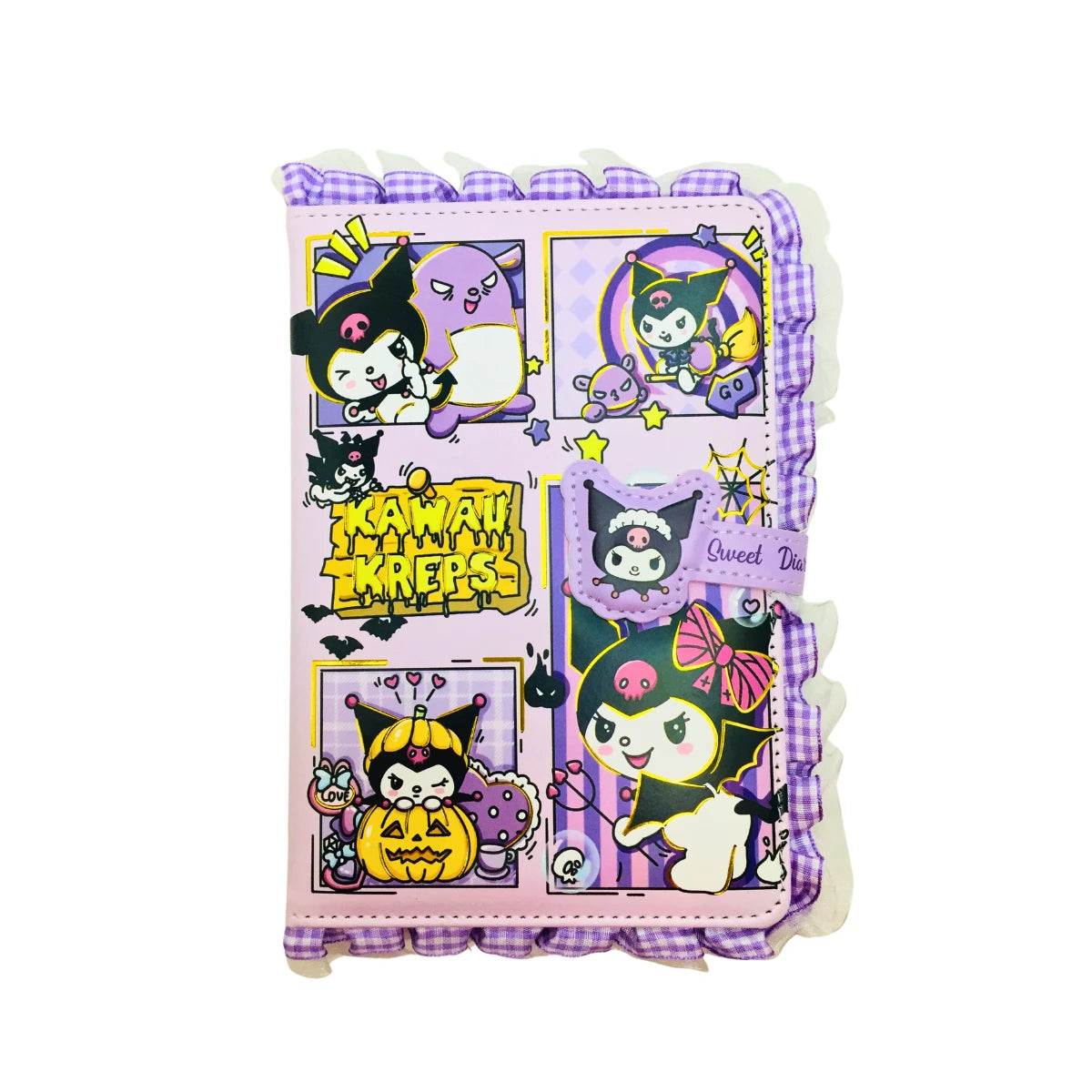 Libreta Planner Kuromi Tipo Agenda Sanrio Kawaii Cute