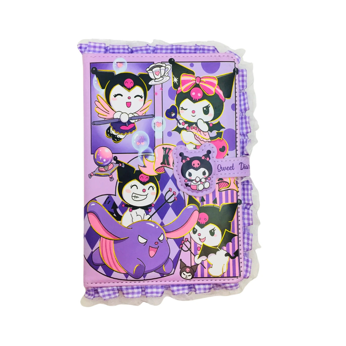 Libreta Planner Kuromi Tipo Agenda Sanrio Kawaii Cute