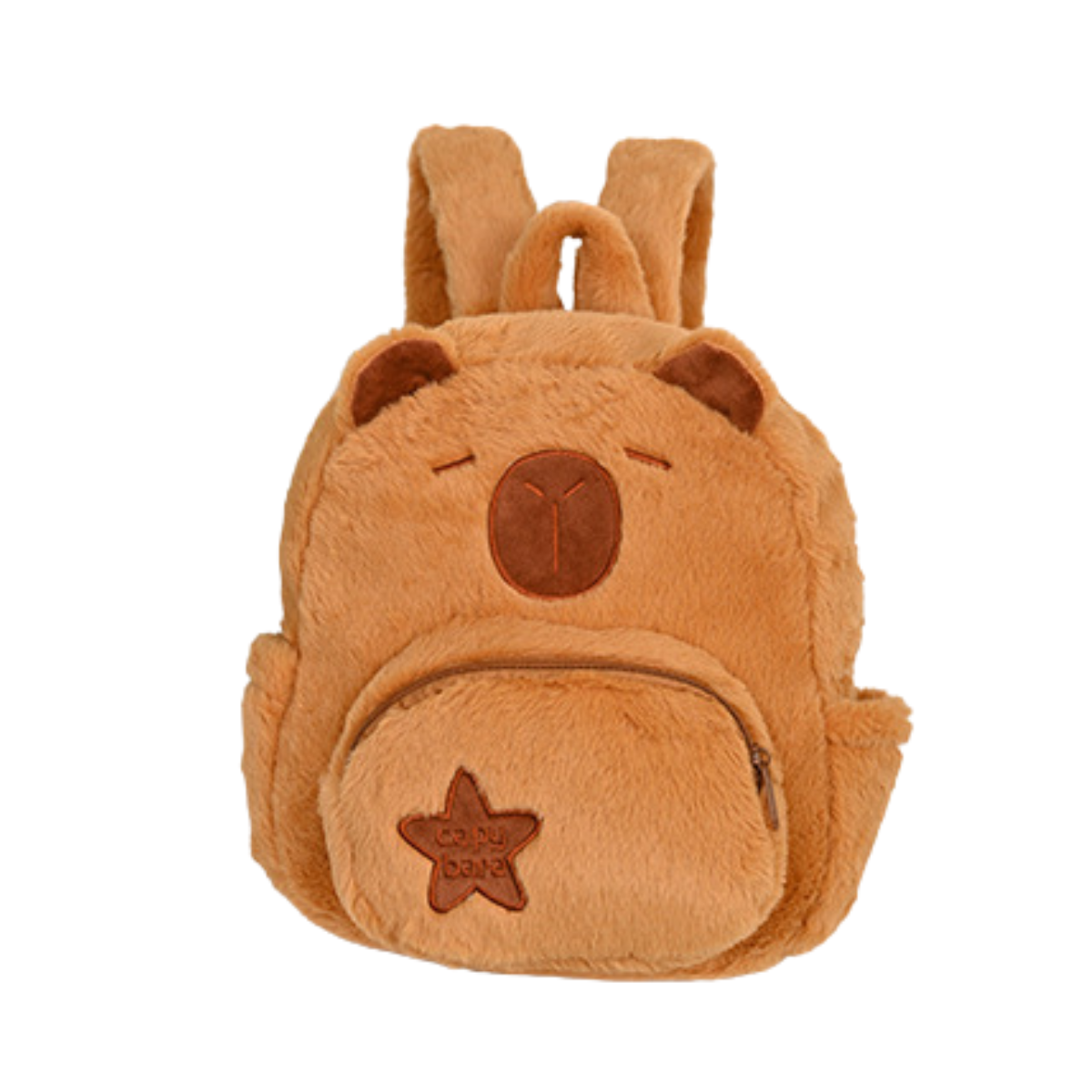 Mochila Escolar Felpa Capibara Kawaii Cute Tamaño Niños