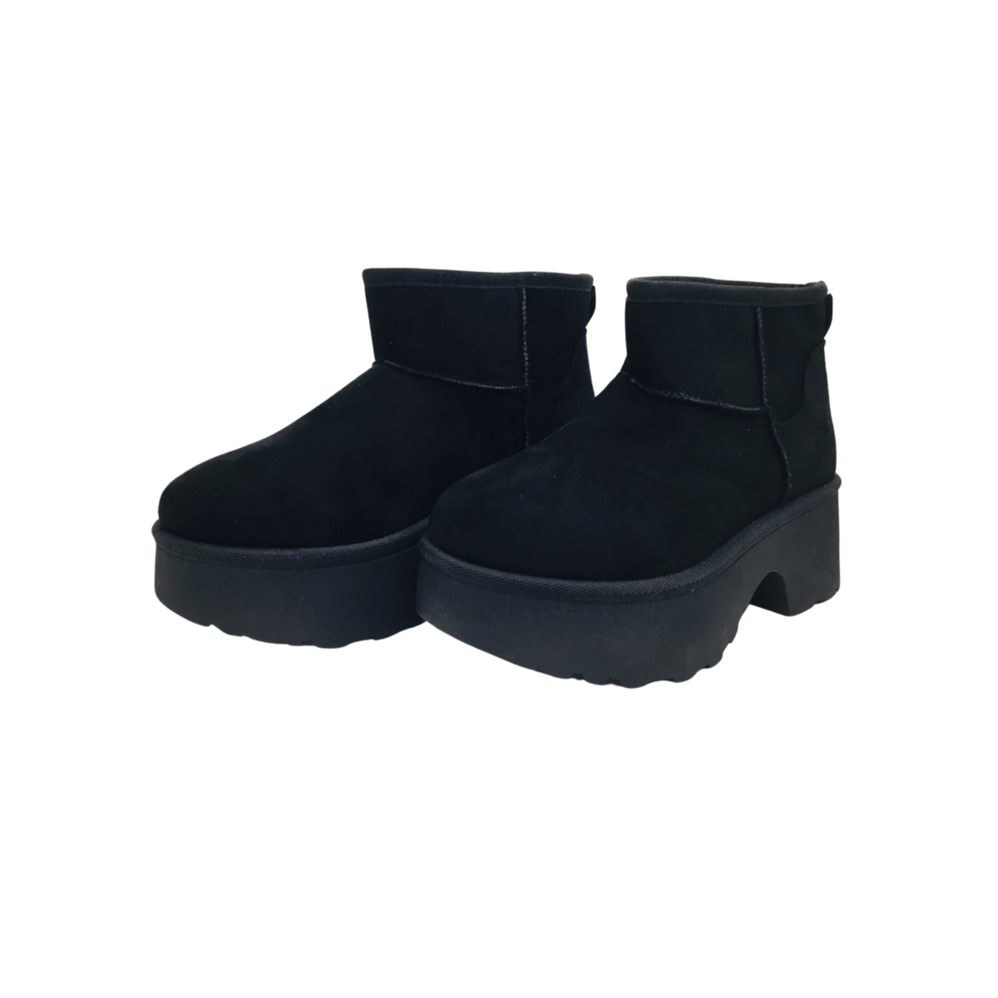 Pantubota Botin De Mujer Invierno Plataforma Chiporro Taco