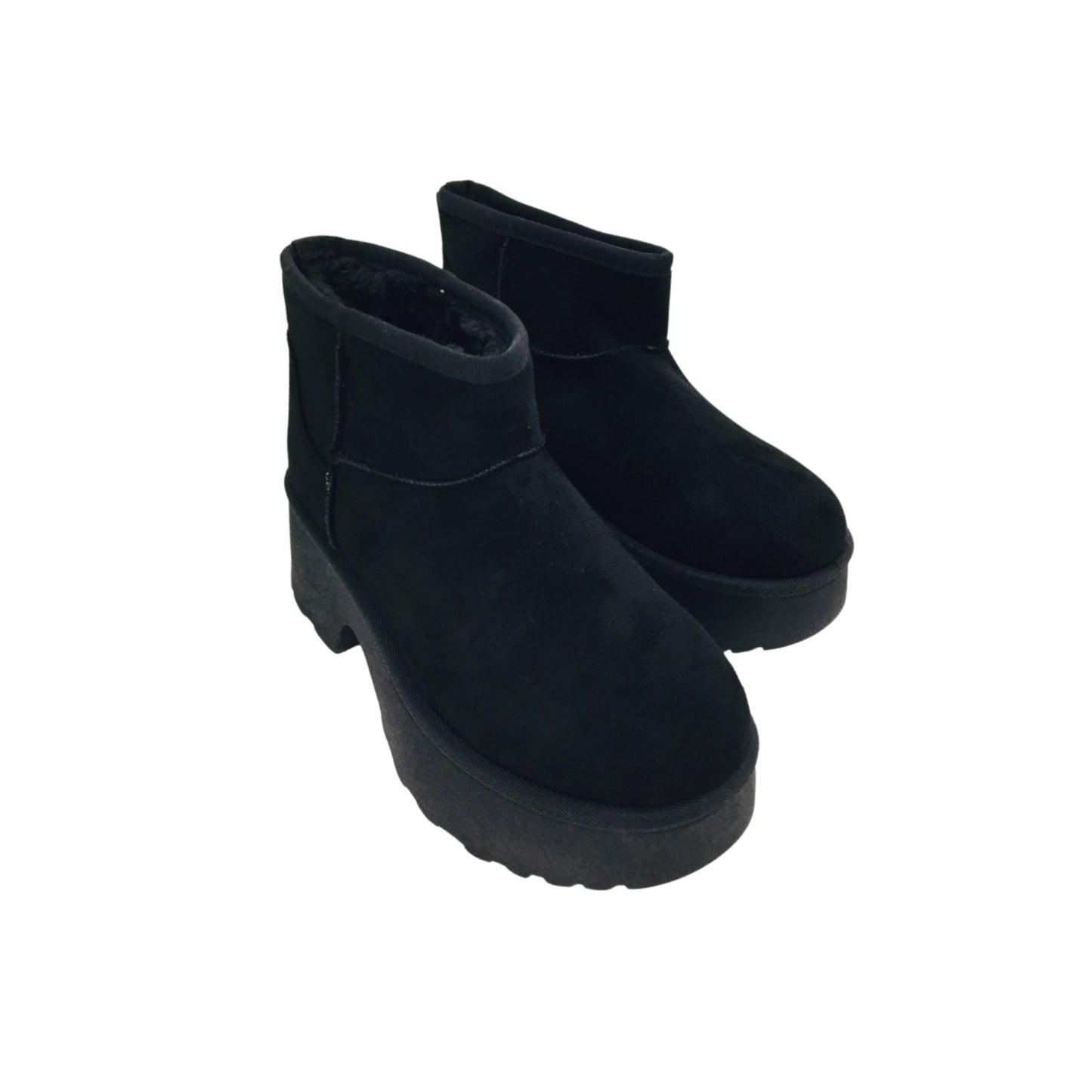 Pantubota Botin De Mujer Invierno Plataforma Chiporro Taco