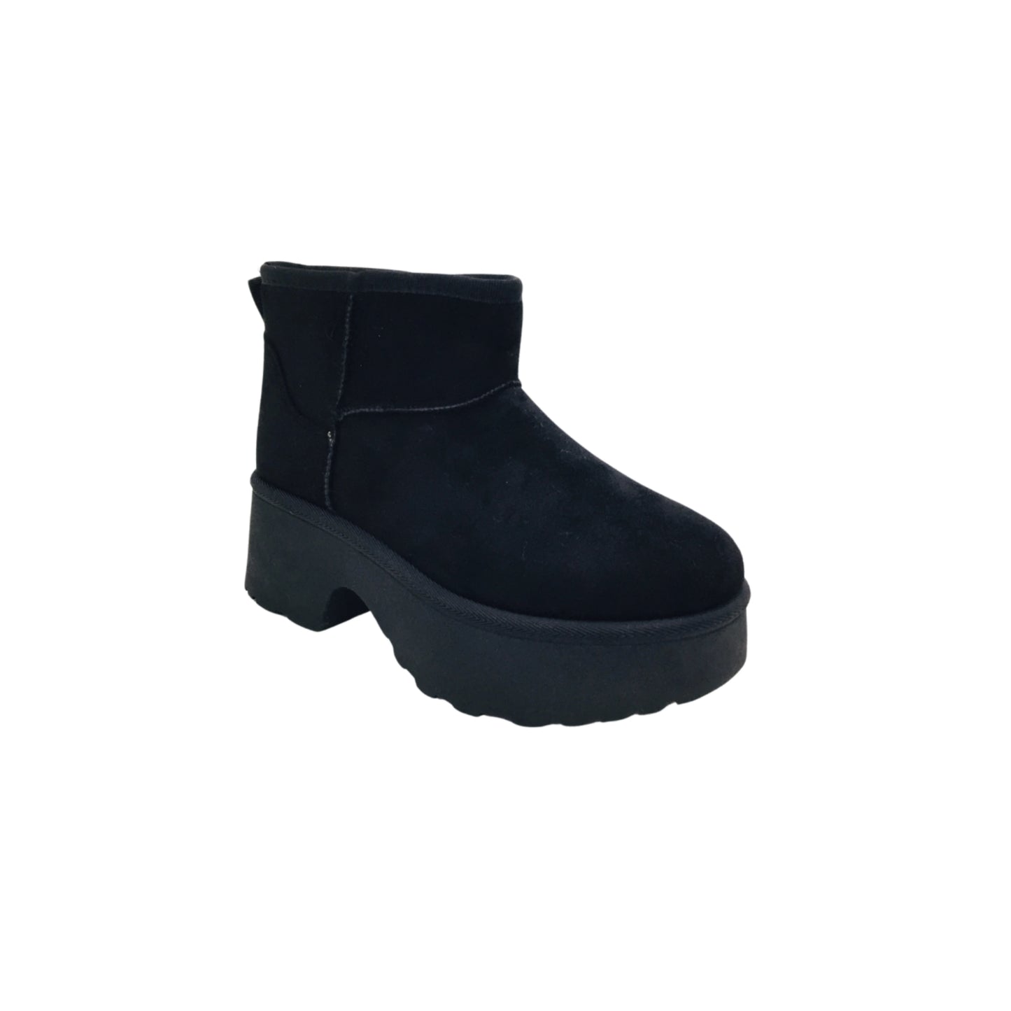 Pantubota Botin De Mujer Invierno Plataforma Chiporro Taco