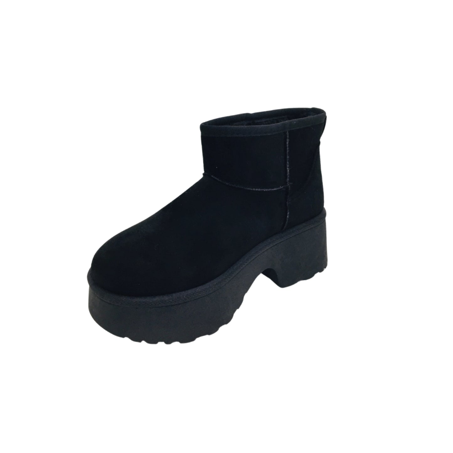 Pantubota Botin De Mujer Invierno Plataforma Chiporro Taco