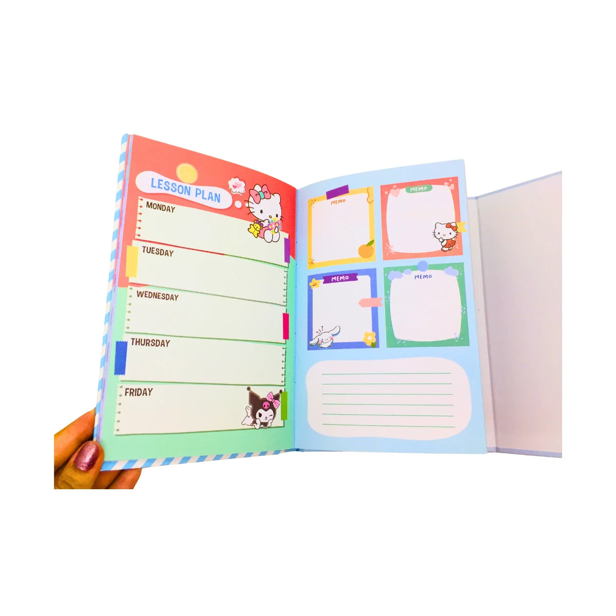 Agenda Libreta Apuntes Cinnamoroll My Melody Sanrio