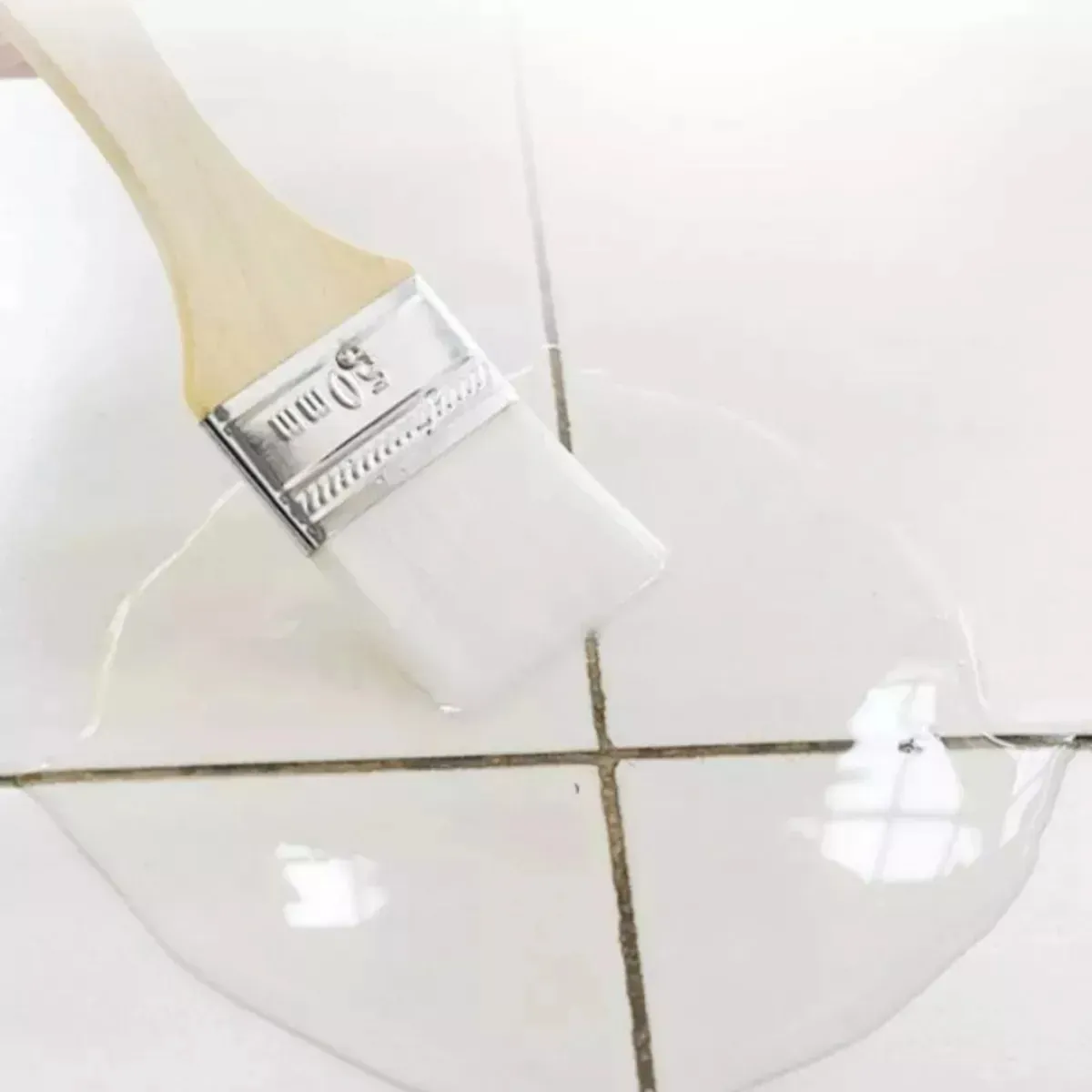 Sellador Adhesivo Transparente Impermeable 1 kg + Brocha Azul