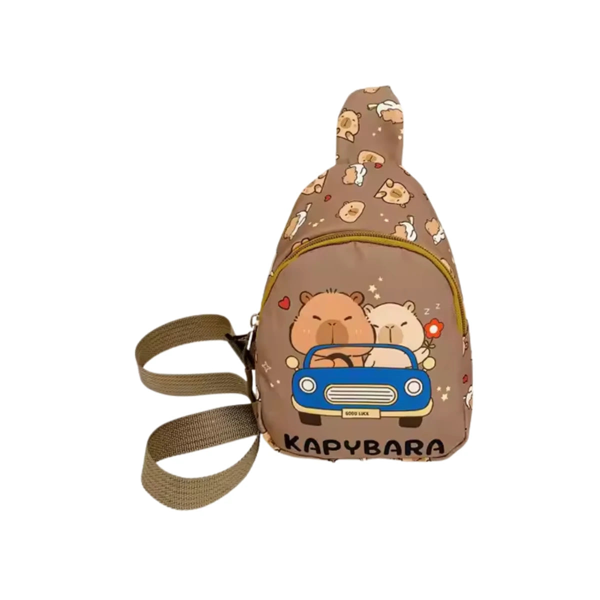 Bolso Kawaii Capibara Banano Viaje Bolsito Cute Capybara