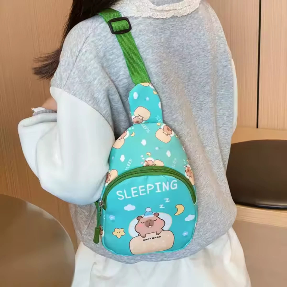 Bolso Kawaii Capibara Banano Viaje Bolsito Cute Capybara