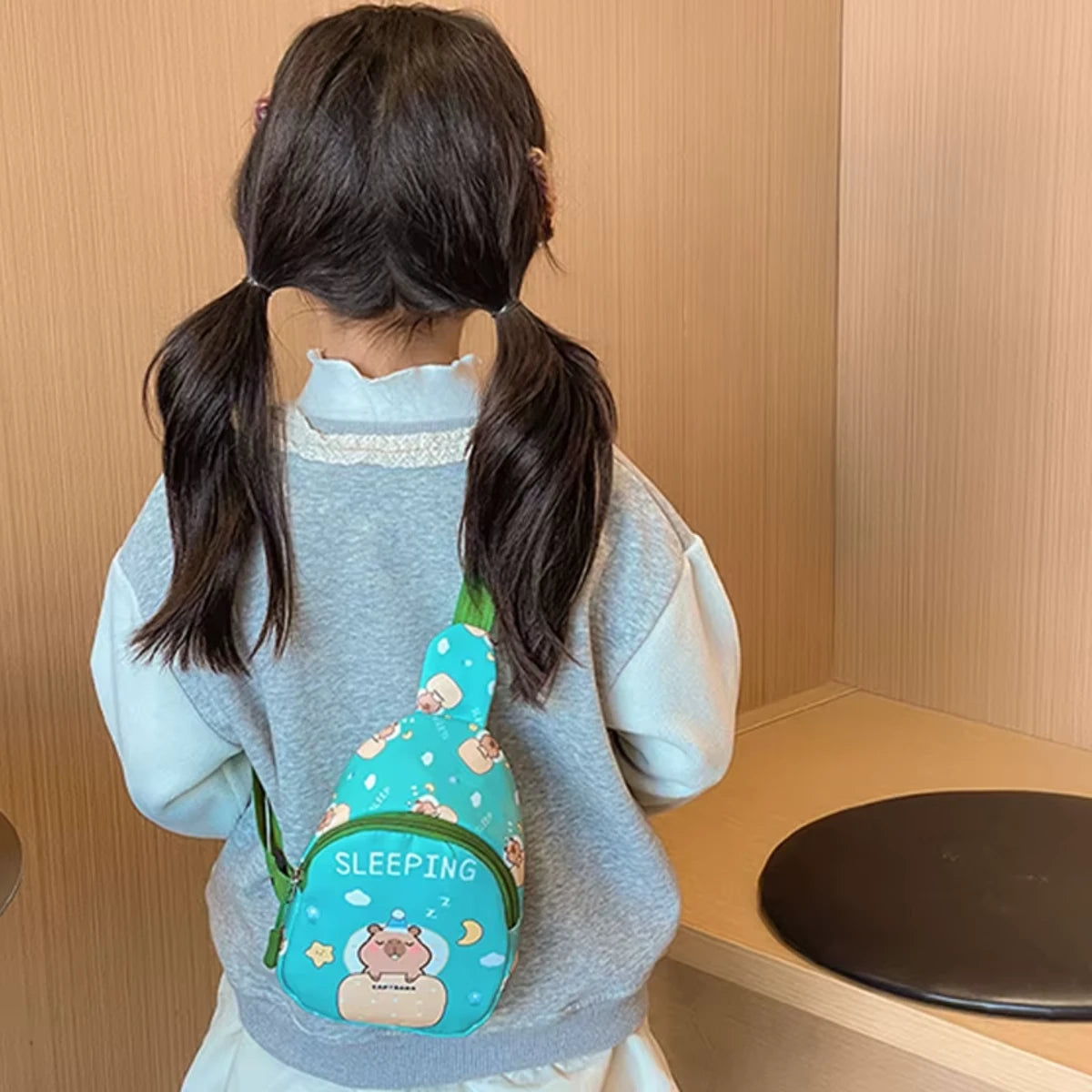 Bolso Kawaii Capibara Banano Viaje Bolsito Cute Capybara
