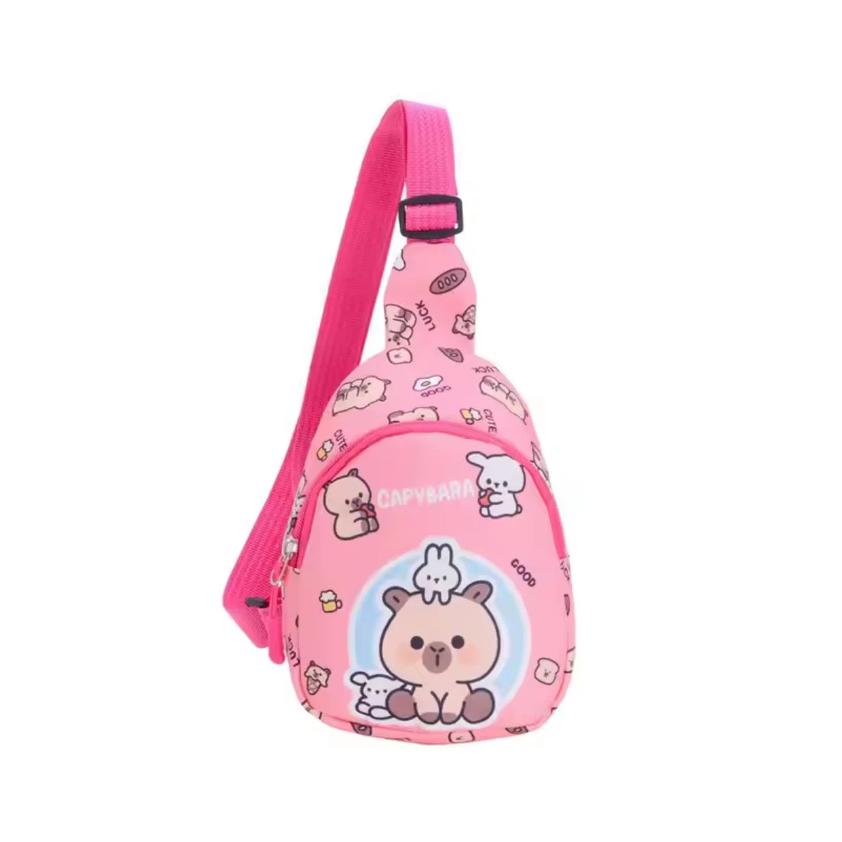 Bolso Kawaii Capibara Banano Viaje Bolsito Cute Capybara