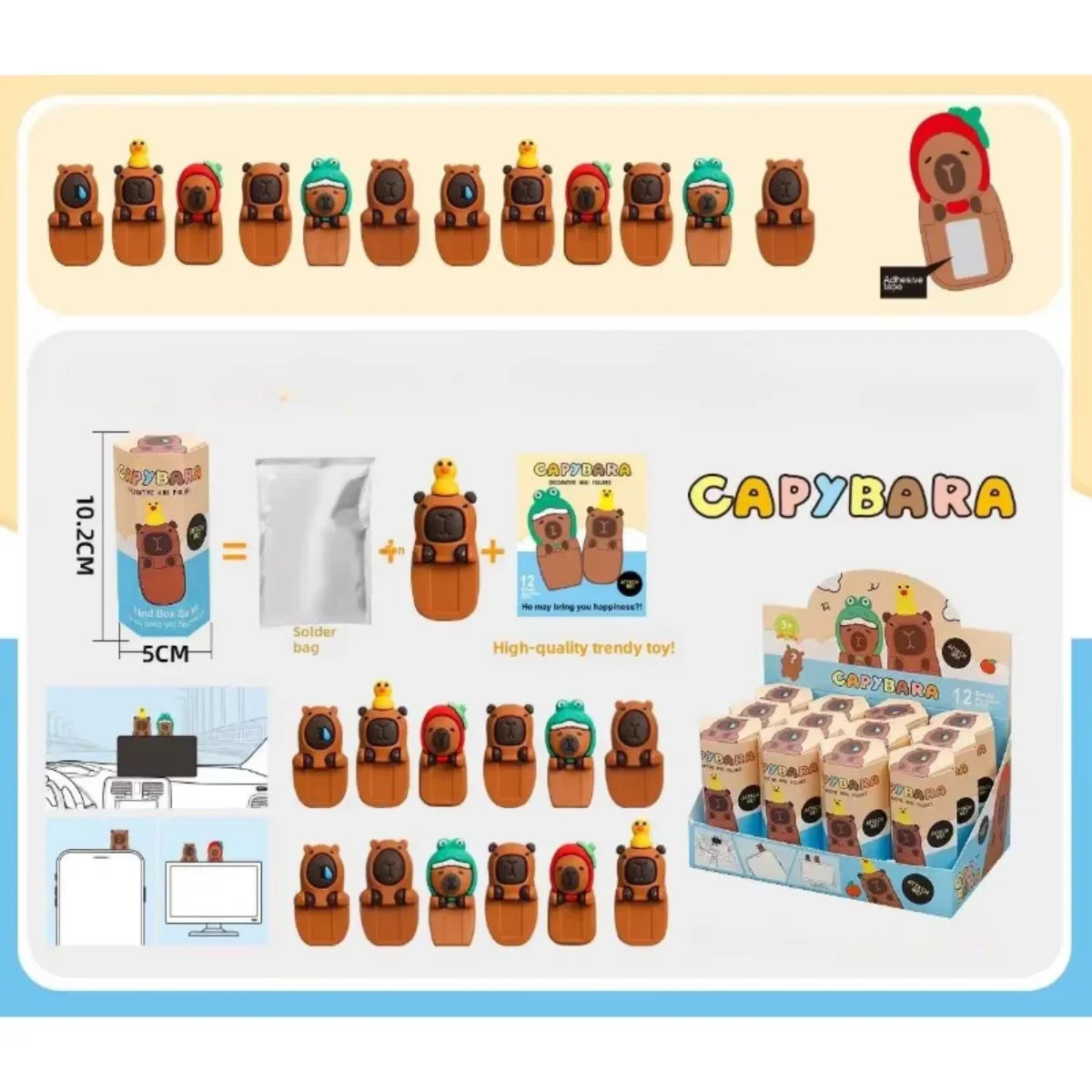 Capibara Sonny Angels Caja Sorpresa Capibara Para Celular