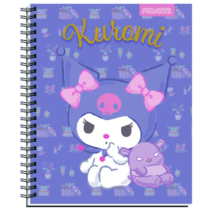 Cuadernos Universitarios Kuromi Pack 10 Unidades 100 hojas