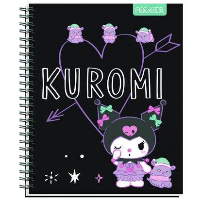Cuadernos Universitarios Kuromi Pack 10 Unidades 100 hojas