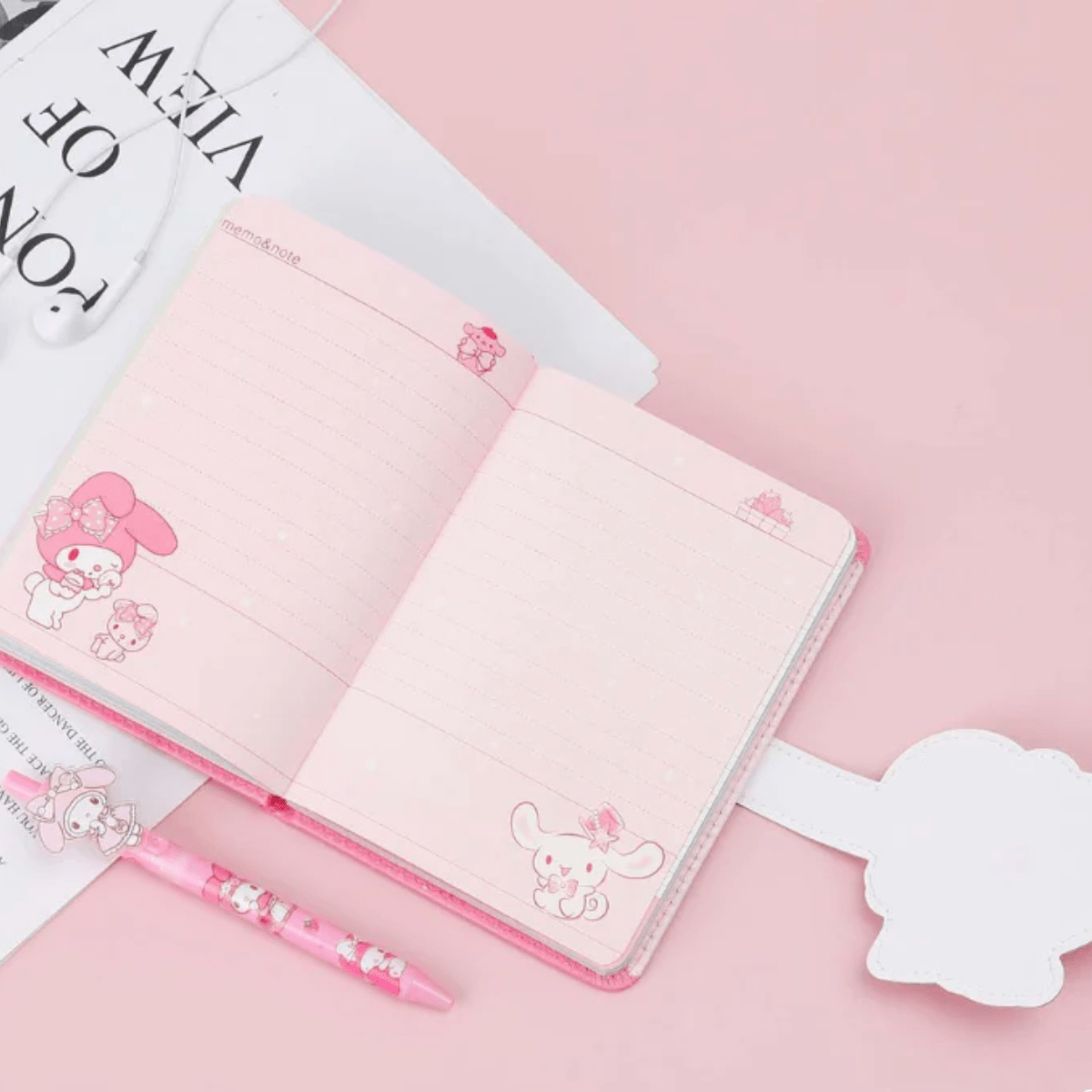 Libreta Kawaii Sanrio My Melody Diario De Vida Con Lápiz