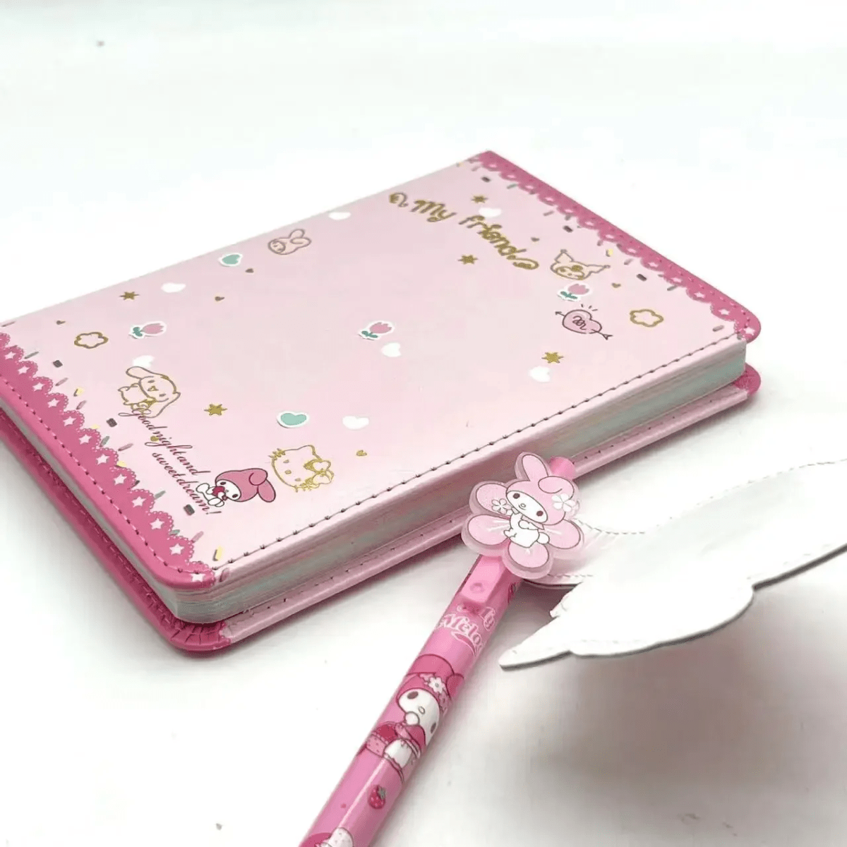 Libreta Kawaii Sanrio My Melody Diario De Vida Con Lápiz