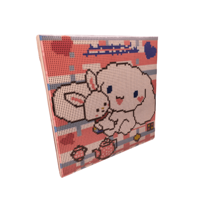 Bordado Pintura Diamantes Sanrio 24x24 Kit Completo