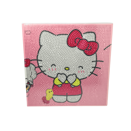 Bordado Pintura Diamantes Hello Kitty 20x20 Kit Completo