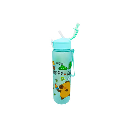 Botella Portatil De Agua Capybara Kawaii 800ml Cute Capibara