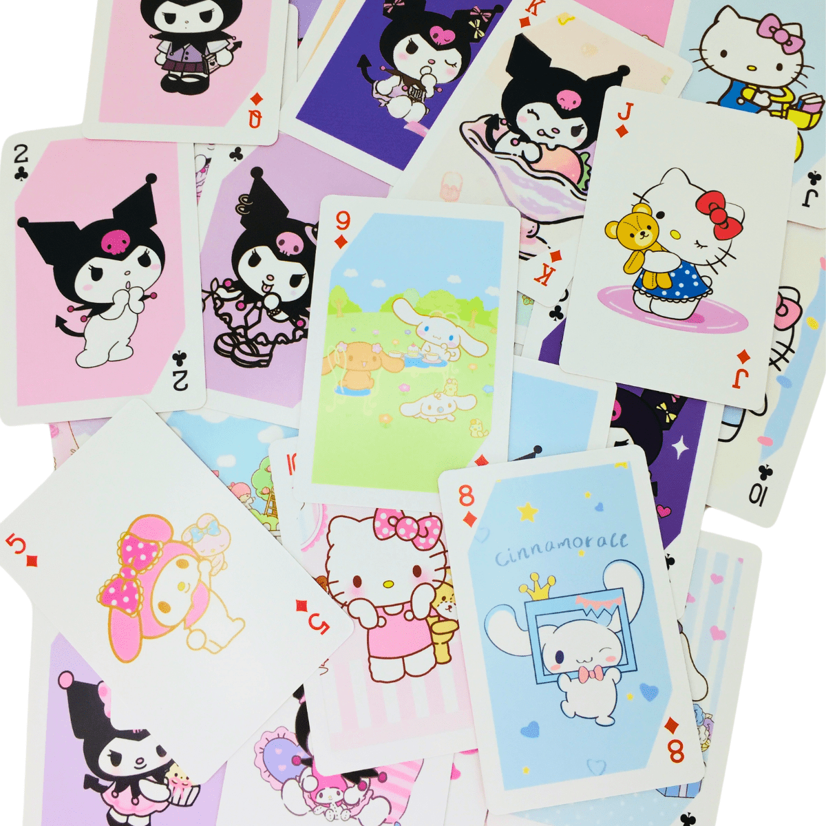 Juego De Cartas Póker Kawaii Sanrio Personajes