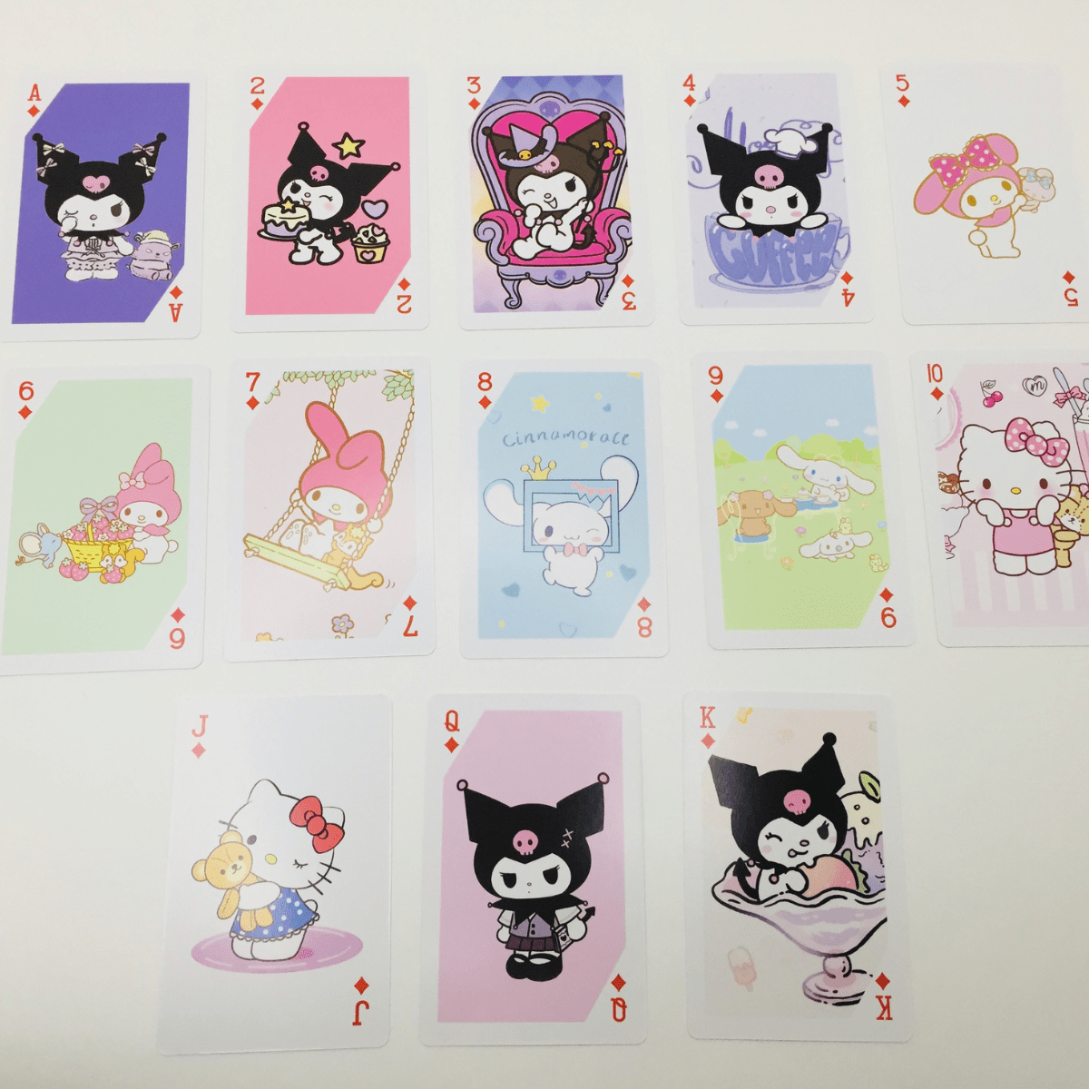 Juego De Cartas Póker Kawaii Sanrio Personajes