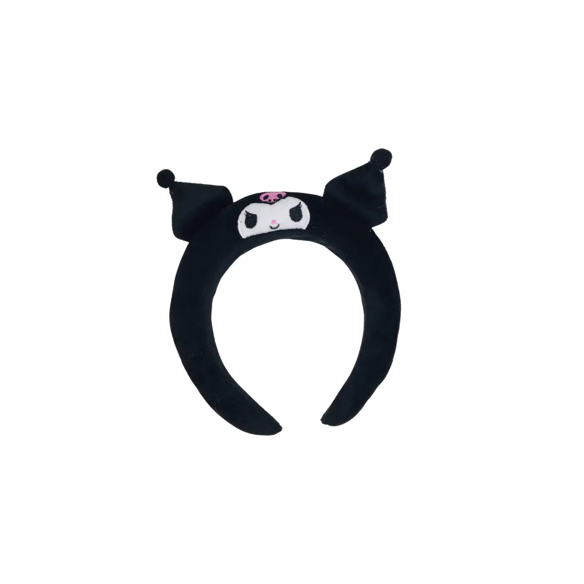 Cintillo Diadema Kawaii De Felpa Kuromi Sanrio