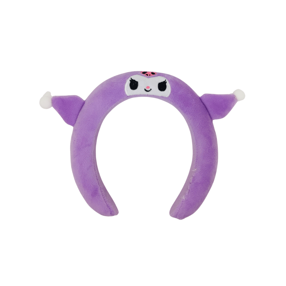 Cintillo Diadema Kawaii De Felpa Kuromi Sanrio